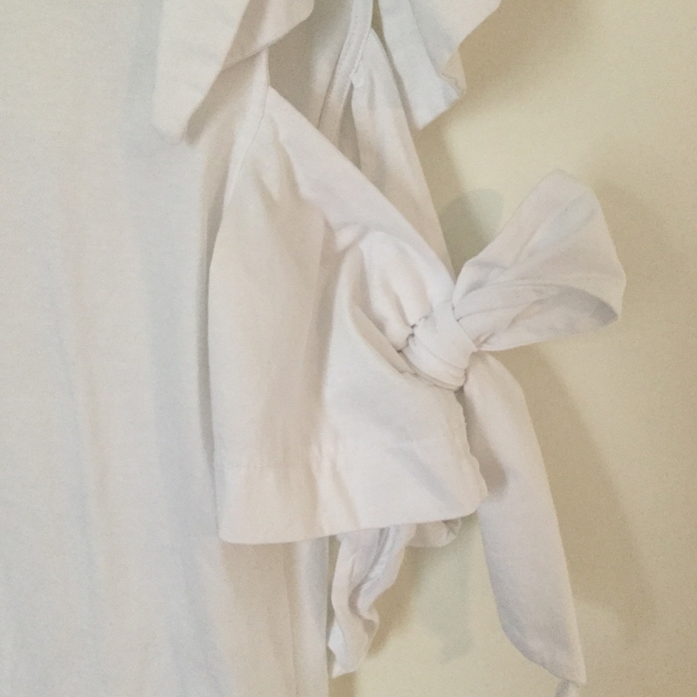 Banana Republic Cold Shoulder Tie Tee - Picture 6 of 8